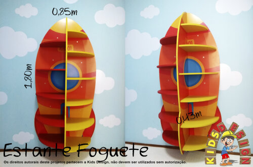 Estante Foguete