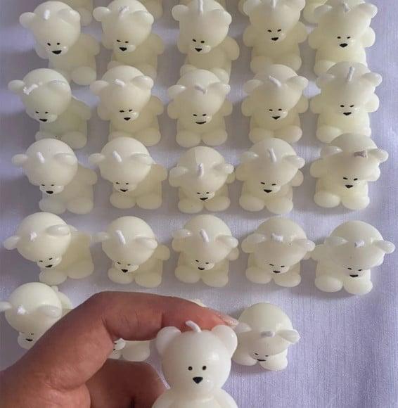 Mini Velas Ursinho Aromatizada