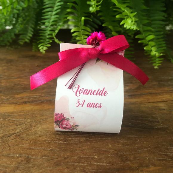 Mini Vela Bubble com Lapela Personalizada