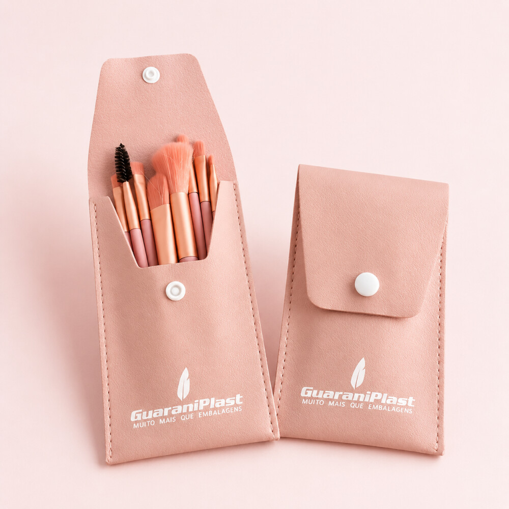 Kit 8 Mini Pincéis para Maquiagem Personalizado.