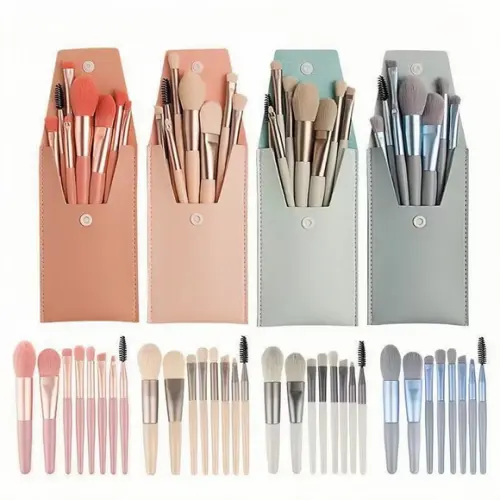 Kit 8 Mini Pincéis para Maquiagem Personalizado.