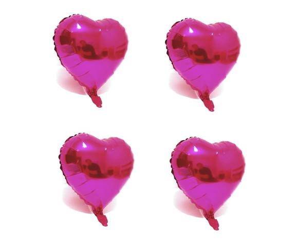 100 Balão de Coração Decoração Festas Aniversários