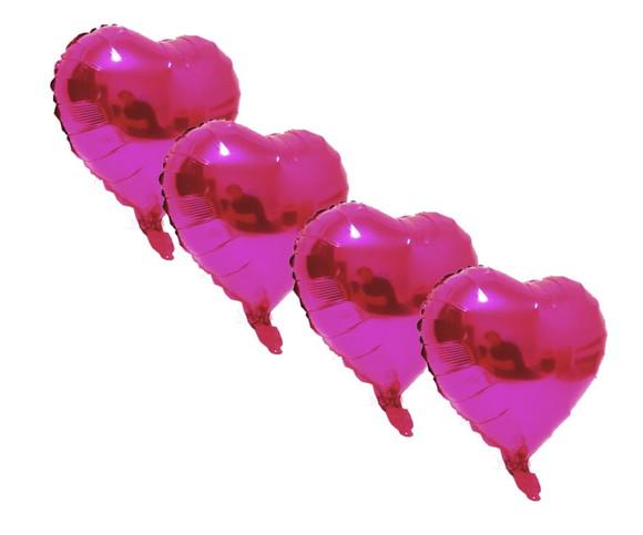 100 Balão de Coração Decoração Festas Aniversários