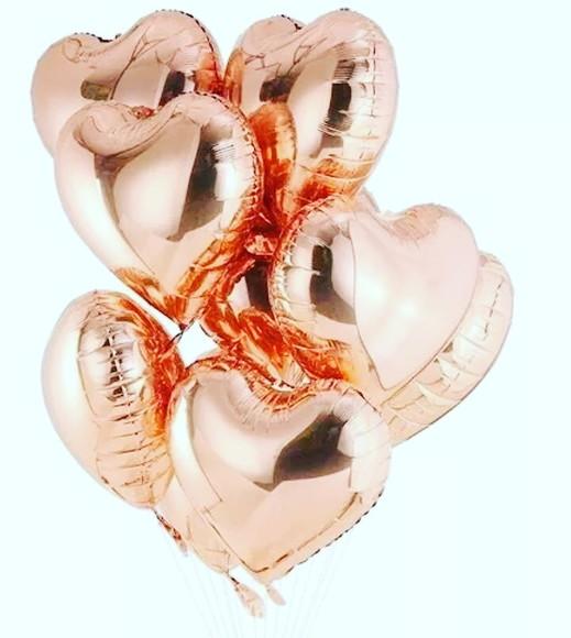 2 Balão Rose Gold 1 METRO SUPER SHAPE Decoração FRETE GRÁTIS