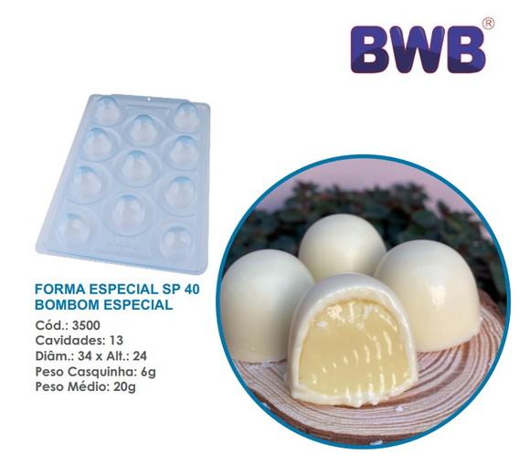 2 Formas Especial Bombom 20g Pascoa Bwb 3500 Sp40 3 Partes