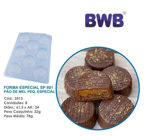 2 Formas Especial Pão de Mel 78g Pascoa Bwb 3513 Sp 801