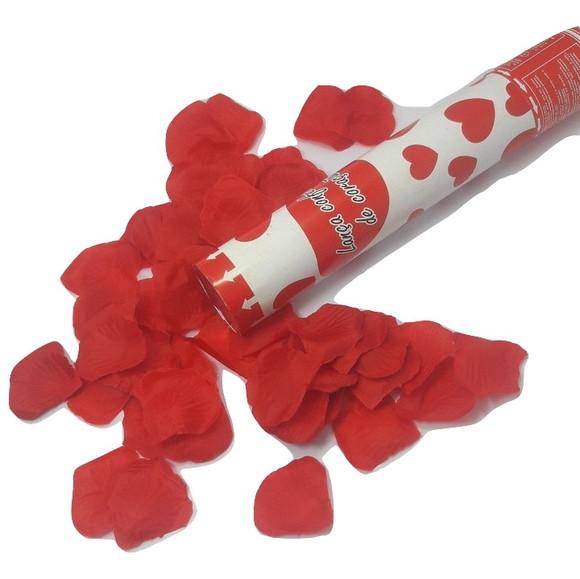 20 Lanca Confete Petalas de Rosa
