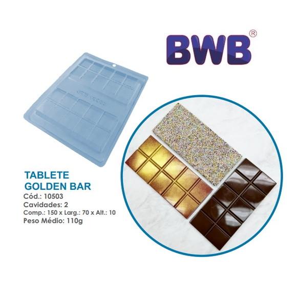 3 Formas Tablet Gonden Bar Simples Chocolate Bwb10503 Páscoa