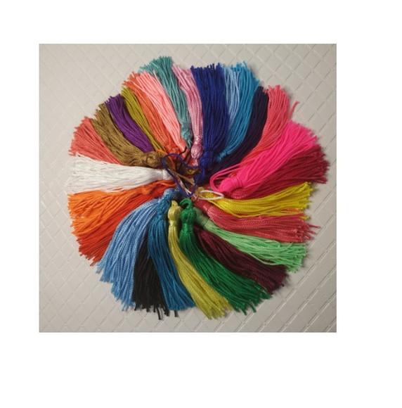 Aplique Tassel Com Fio 7cm - 10 Unidades