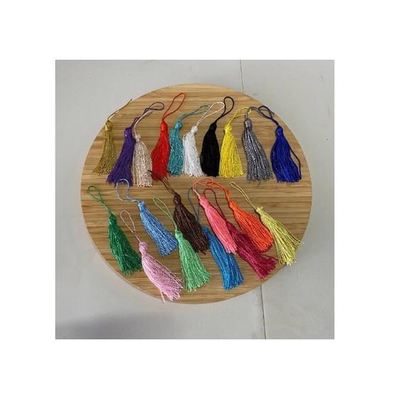 Aplique Tassel Com Fio 7cm - 10 Unidades