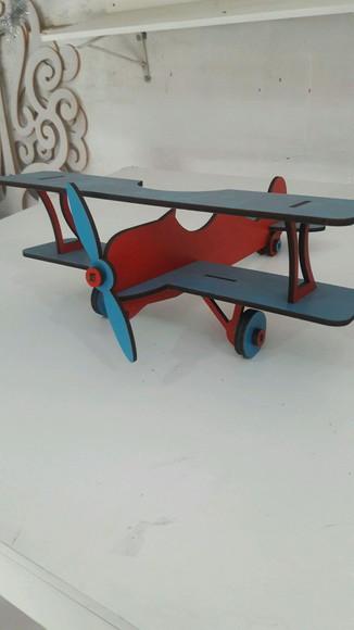 Avião mdf infantil Decoração