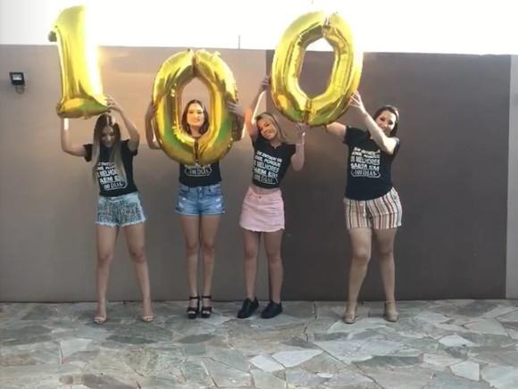 Balão de Gás Hélio Dourado Letras Números Frete Grátis