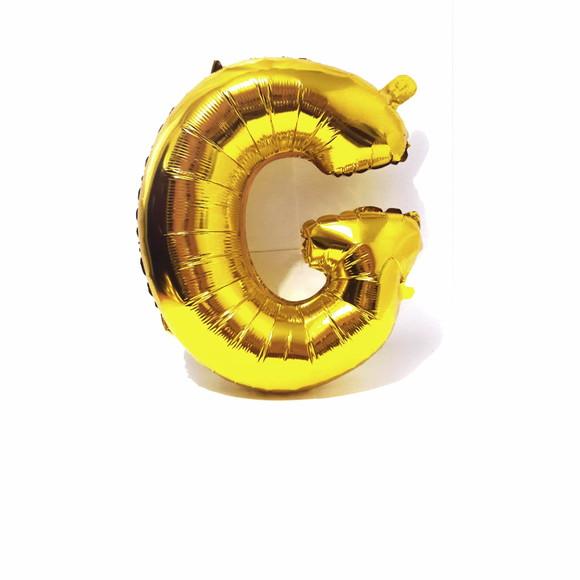 Balão GIGANTE Metalizado Dourado Letra G - PROMOÇÃO