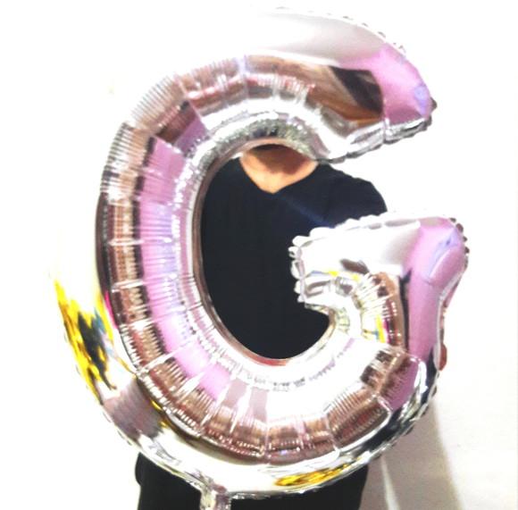 Balão GIGANTE Metalizado Letra G Pronta Entrega