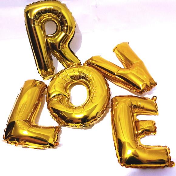Balão Metalizado Letra Y Dourado Pronta Entrega 45cm
