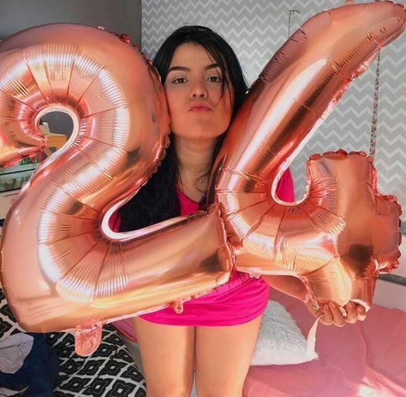 Balão ROSÉ GOLD Festas Decoração Aniversário Rosa Pink