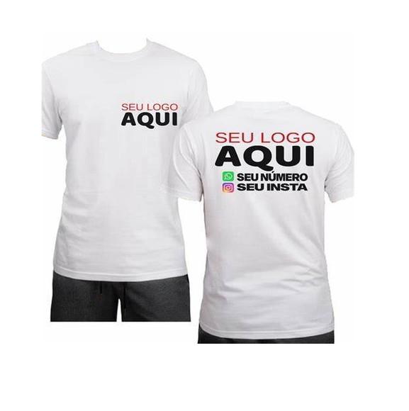 Camiseta Personalizada Estampa Foto Logo Empresas