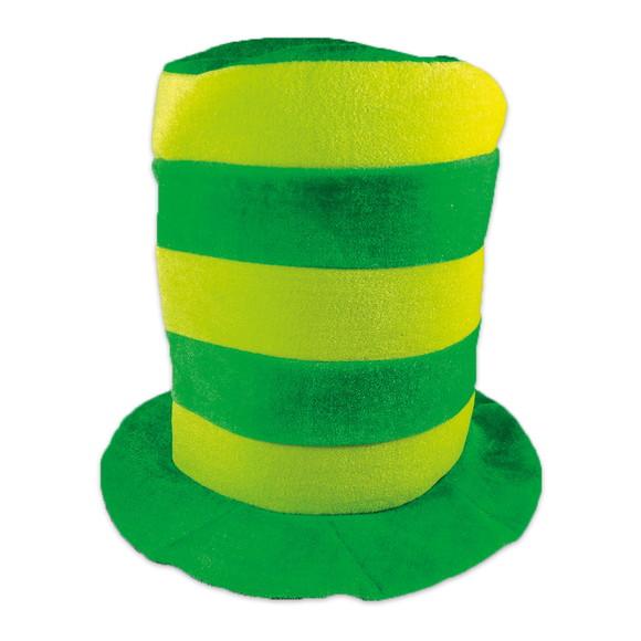 CARTOLA VELUDO LIST VERDE/AMARELO C/1 UNIDADE