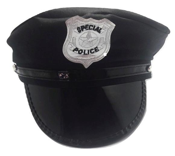 Chapeu de Policial Fantasia de Carnaval FRETE GRÁTIS