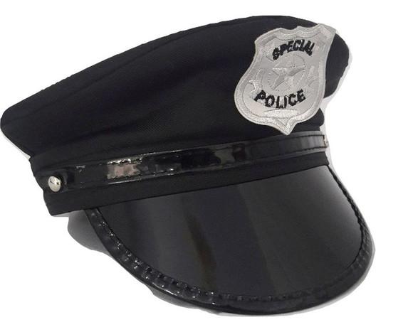 Chapeu de Policial Fantasia de Carnaval FRETE GRÁTIS
