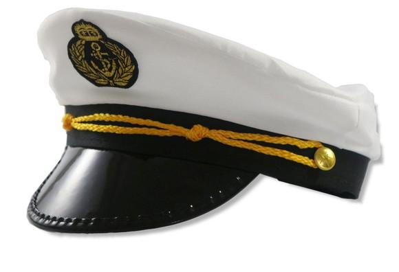 Chapeu Marinheiro Fantasia Carnaval c/ Brasão FRETE GRÁTIS