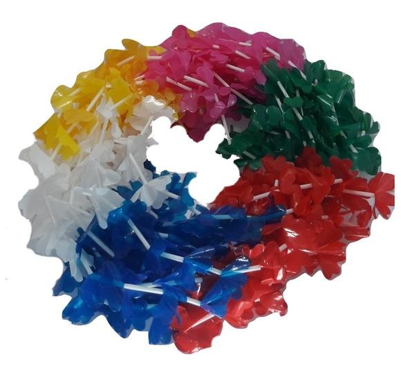 COLAR HAVAIANO PLÁSTICO C/12 UNIDADES