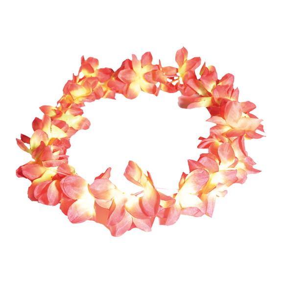 COLAR HAVAIANO C/ PONTAS ROSAS PCT C/ 12UNID