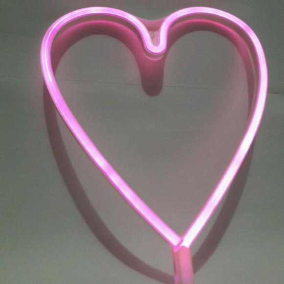 Coração de Decoração Neon Led Frete Grátis - Novidade