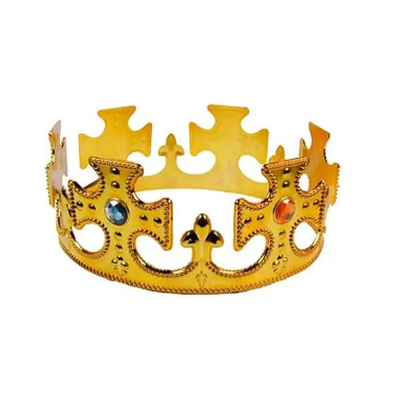 Coroa de Rei Adulto e Infantil Rainha Carnaval Ajustável
