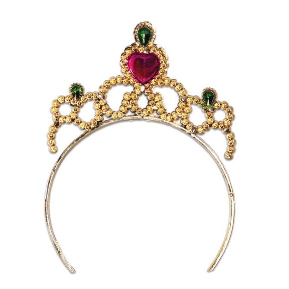 COROA TIARA DOURADA