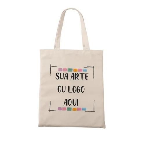 Ecobag Bolsa Sacola Personalizada Poliester 35x35cm