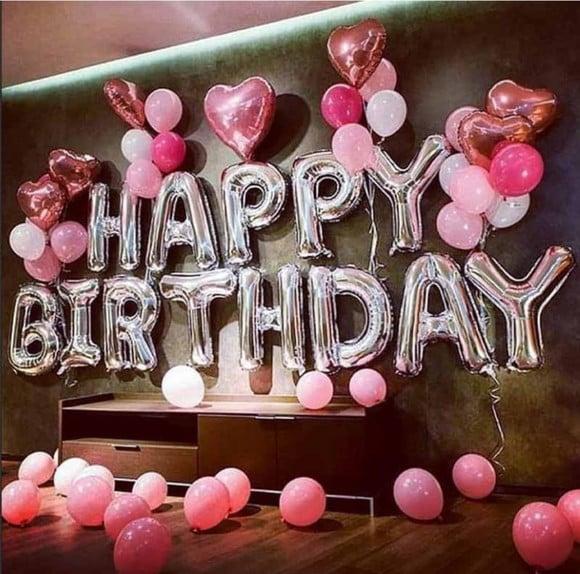 Faixa Feliz Aniversário Happy Birthday Dourado,Prata ou Rose