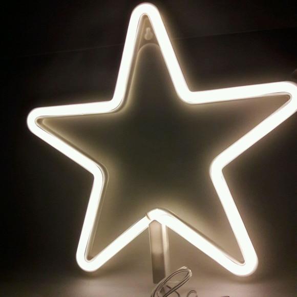 Estrela Neon de Led Decoração