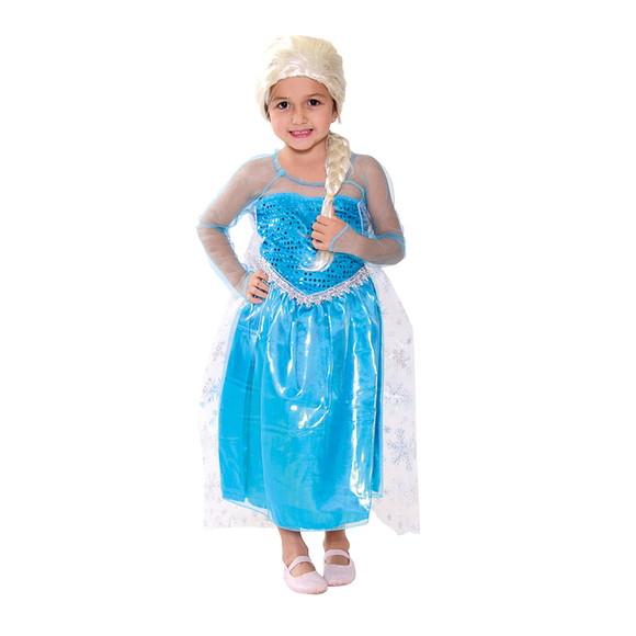 FANTASIA PRINCESA DO GELO FROZEN P M