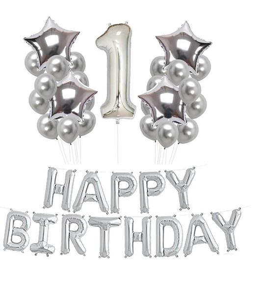 Kit 1 Ano Decoração MESVERSÁRIO 1 Aniversário FRETE GRÁTIS