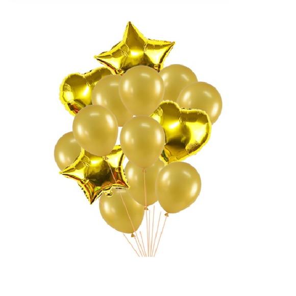 Kit 1° Aniversário Decoração 1 Ano Dourado - FRETE GRÁTIS