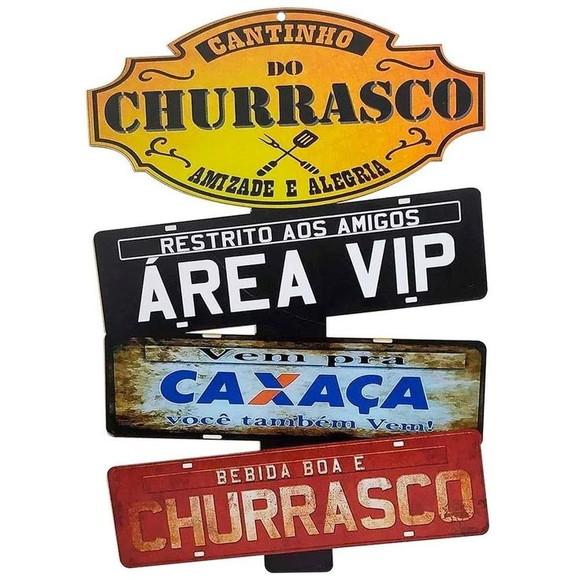 Kit 10 Quadros Churrascaria Cantinho do Churrasco Decorativo