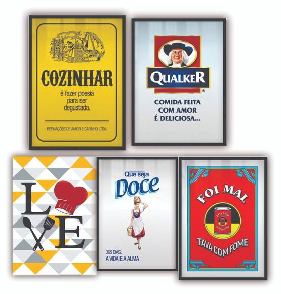 Kit 10 Quadros Decorativos Cozinha Café Cantinho da Cozinha