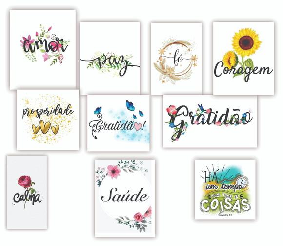 Kit 10 Quadros Decorativos para Casa Sala Quarto Decoração