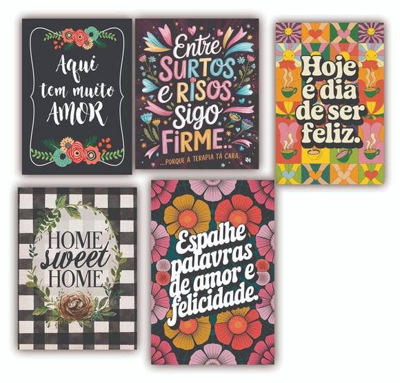 Kit 10 Quadros Decorativos para Casa Sala Quarto Decoração