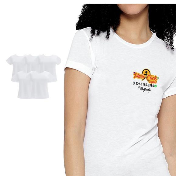 Kit 2 Camisetas Feminina Baby Look Personalizada Estampas