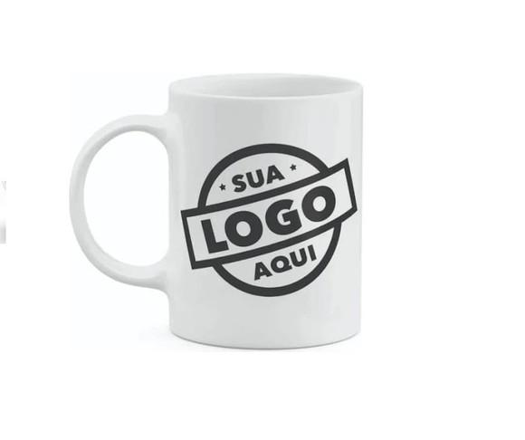 Kit 20 Caneca Personalizada Fotos Logo Frase Porcelana 325ml