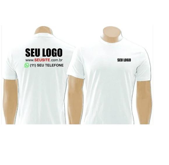 Kit 3 Camisetas Personalizadas Estampa Foto Logo Empresas