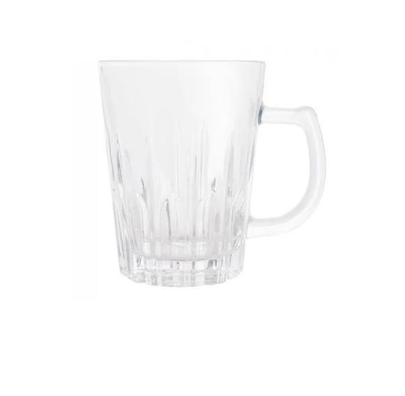 Kit 3 Canecas Xicaras de Vidro Café Chá Capuccino 170ml Lyor