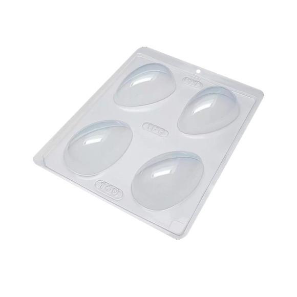 Kit 3 Formas de Ovo de Pascoa Liso 100g Bwb Simples 140