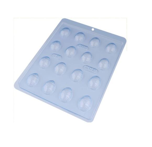 Kit 3 Formas Ovitos Simples Ovos de Pascoa Chocolate Bwb 205