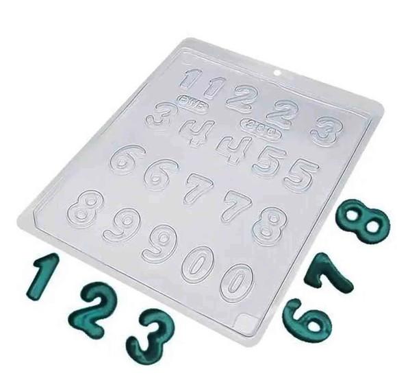 Kit 3 Formas Simples Numeros Pascoa Bwb 380 Chocolate