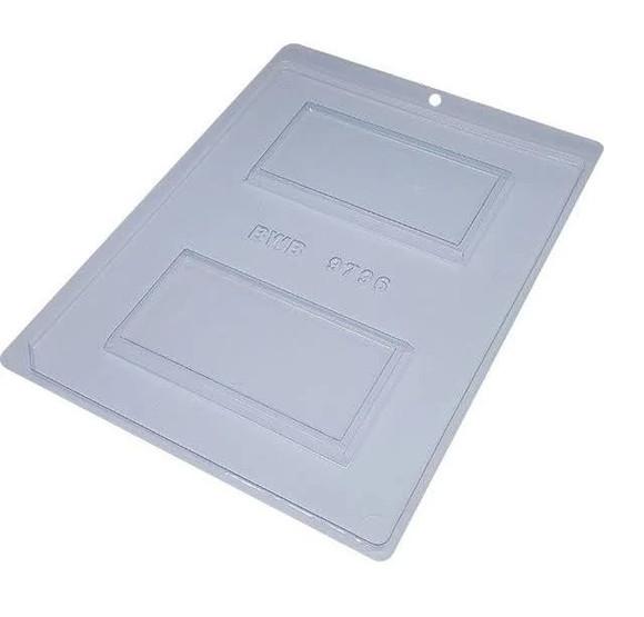 Kit 3 Formas Simples Tablete Liso Pascoa Bwb 9796 Chocolate