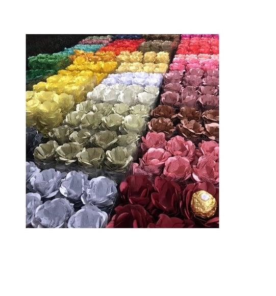 Kit 500 Forminhas para Doces Finos Flor Casamentos Festas