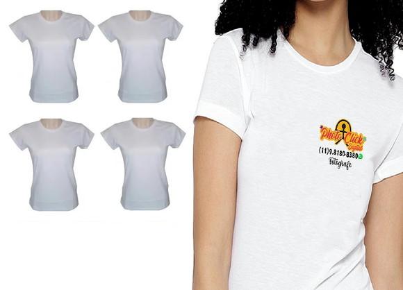 Kit 7 Camisetas Feminina Baby Look Personalizada Estampas